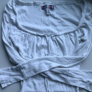 Urban outiftters White Long-Sleeve Top